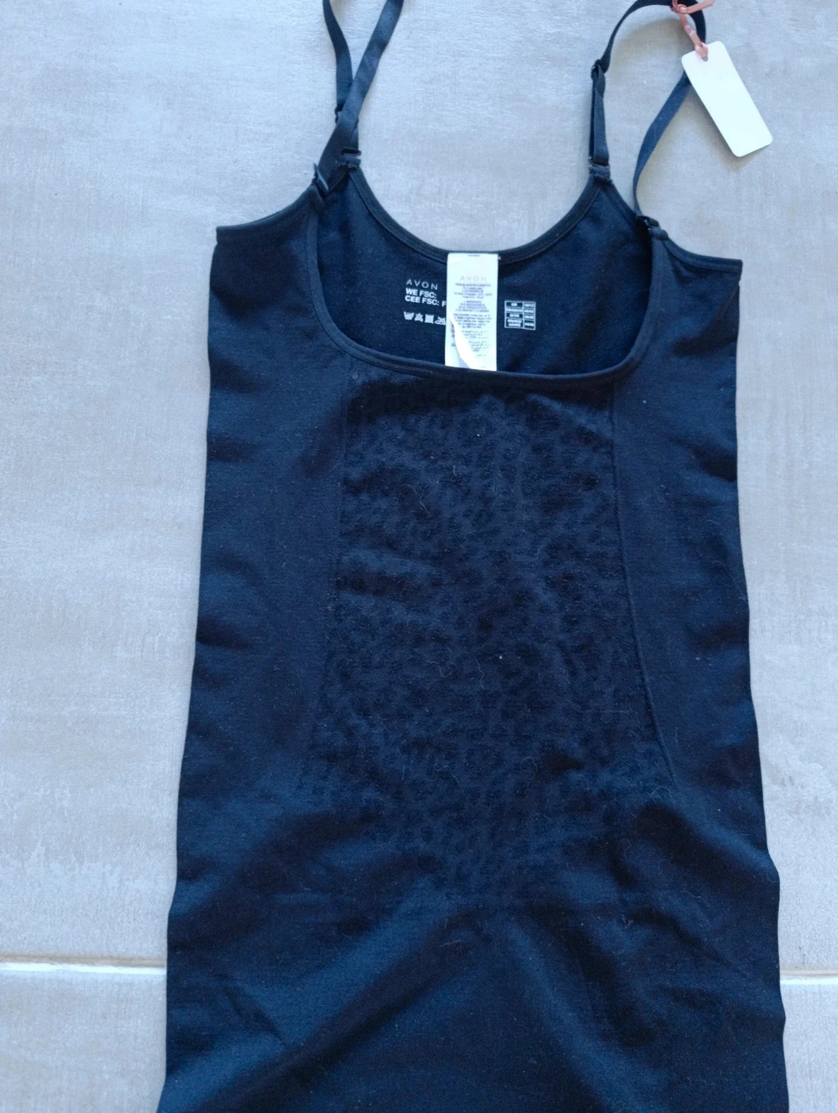Vestido moldeador negro Avon – Talla 40/42 – Tirantes ajustables – photo 2